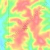 Cooner Mountain topographic map, elevation, terrain