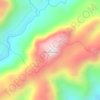 Buttu Takamanding topographic map, elevation, terrain