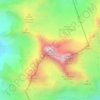 Piz Kesch topographic map, elevation, terrain