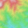 Komba topographic map, elevation, terrain