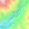 Shomare topographic map, elevation, terrain