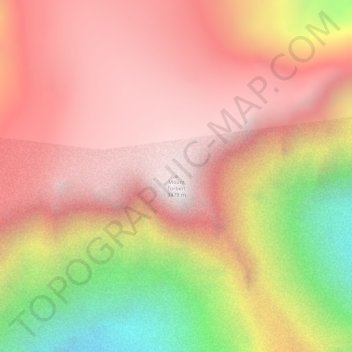 Mount Torbert topographic map, elevation, terrain