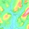 Pumsaint topographic map, elevation, terrain