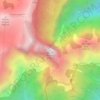 Monte Pizzocco topographic map, elevation, terrain