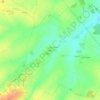 Puze topographic map, elevation, terrain