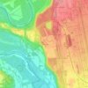 Vizzola Ticino topographic map, elevation, terrain