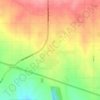 Penrose topographic map, elevation, terrain