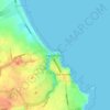 Seaton Sluice topographic map, elevation, terrain