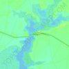 Kampong Svay topographic map, elevation, terrain