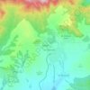 Hisarya topographic map, elevation, terrain