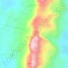Buntu Sarira topographic map, elevation, terrain