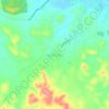 Llano Largo topographic map, elevation, terrain