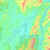 Sayaboury topographic map, elevation, terrain
