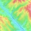 La Combe topographic map, elevation, terrain