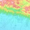 Butwal topographic map, elevation, terrain