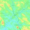 Ayoor topographic map, elevation, terrain