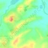 Ban Non Udom topographic map, elevation, terrain