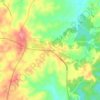 Beaumont topographic map, elevation, terrain