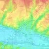 La Pièce du Thé topographic map, elevation, terrain