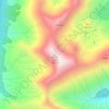 Onion Peak topographic map, elevation, terrain