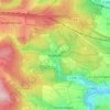 Hambach topographic map, elevation, terrain