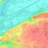 Le Racoupeau topographic map, elevation, terrain
