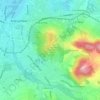 A67 topographic map, elevation, terrain