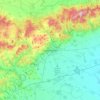 Stara Zagora topographic map, elevation, terrain