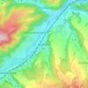 Weierbach topographic map, elevation, terrain