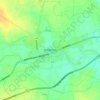 Chbar Mon topographic map, elevation, terrain