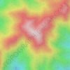 Buntu Leli topographic map, elevation, terrain