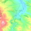 Lukovit topographic map, elevation, terrain