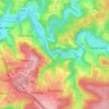 Mettelshahn topographic map, elevation, terrain