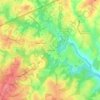 Batesville topographic map, elevation, terrain
