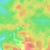 Kotiger Berg topographic map, elevation, terrain