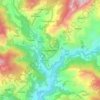 Gopeshwar topographic map, elevation, terrain