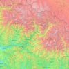 Chamoli topographic map, elevation, terrain