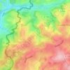 Laudesfeld topographic map, elevation, terrain