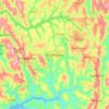 Rwamagana topographic map, elevation, terrain