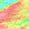 Corby topographic map, elevation, terrain