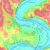 Gundelshausen topographic map, elevation, terrain