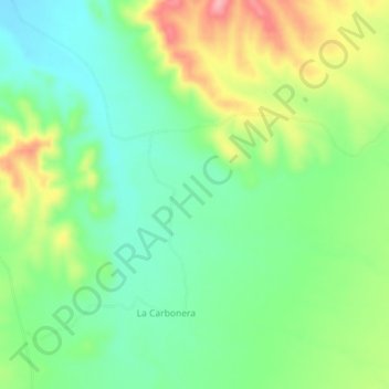 La Cachora topographic map, elevation, terrain