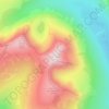 Cairn Toul topographic map, elevation, terrain