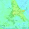 Ban Mai topographic map, elevation, terrain