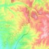 Pórticos de San Antonio topographic map, elevation, terrain