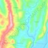 Cabarsican topographic map, elevation, terrain