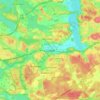 Tumba topographic map, elevation, terrain