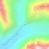 Lhonak topographic map, elevation, terrain
