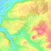 La Tuilerie topographic map, elevation, terrain