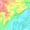 Tatenhill topographic map, elevation, terrain